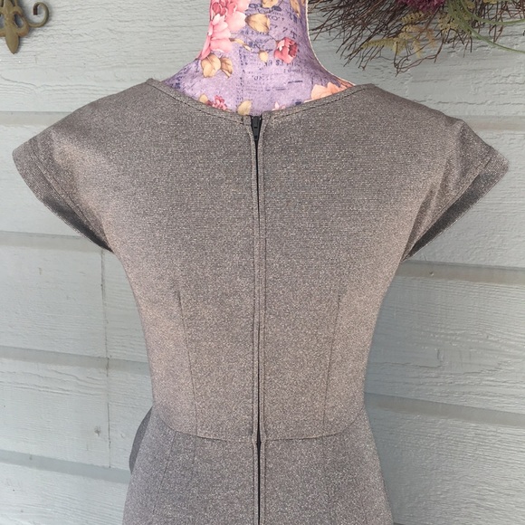 Stop Staring Dress Silver sz S BNWOT - Picture 6 of 17